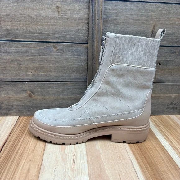 Women's Beige Ankle Boots - Picture 11 of 16